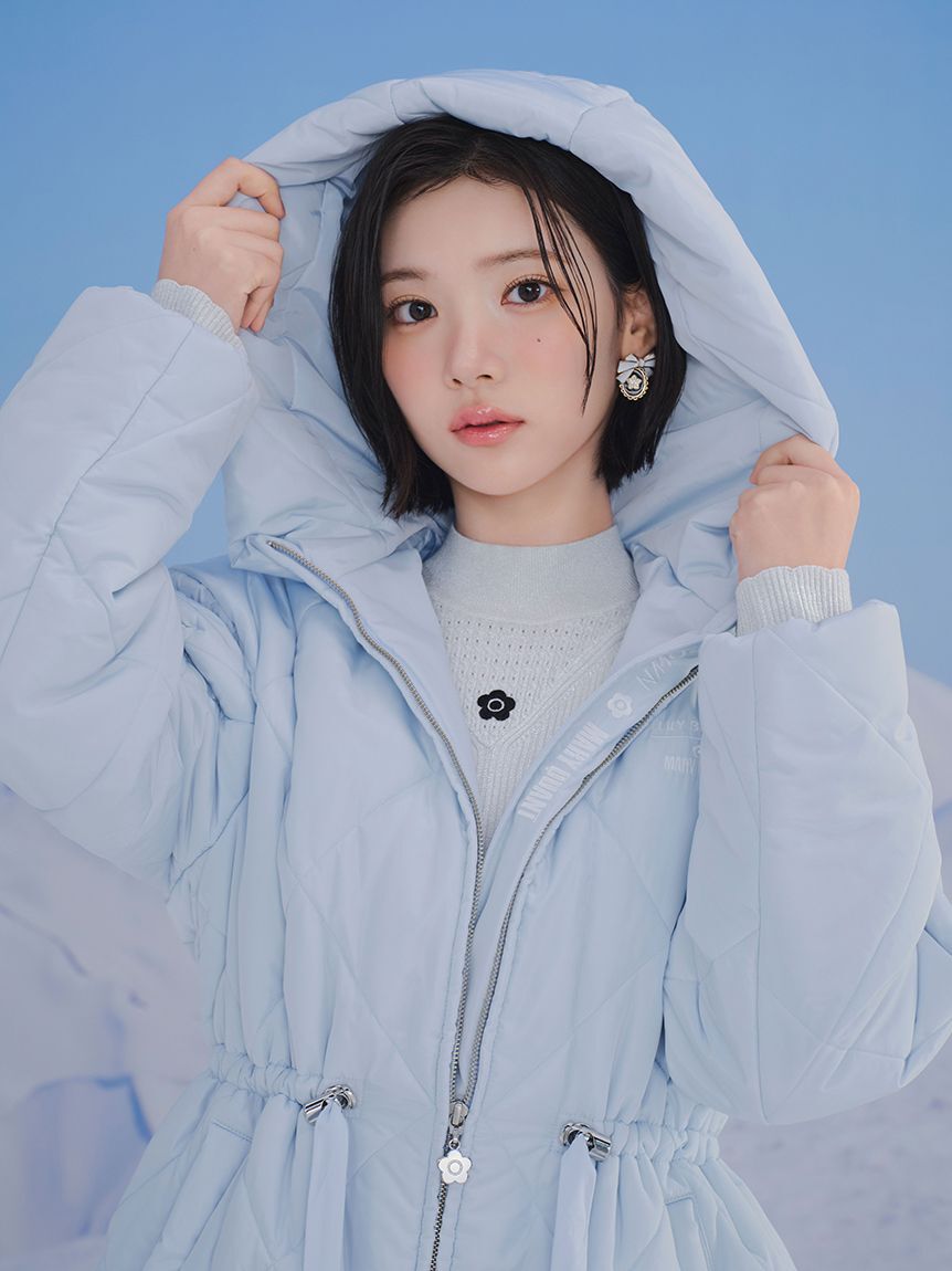 LILY BROWN「【LILY BROWN&times;MARY QUANT】デイジーチャーム付きクラシカルキルティングコート」|その他|