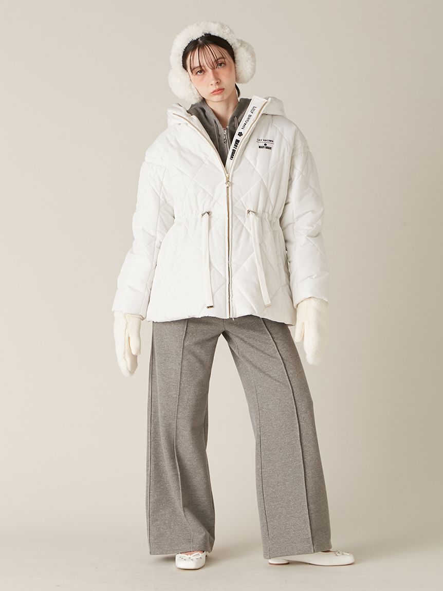 LILY BROWN「【LILY BROWN&times;MARY QUANT】デイジーチャーム付きクラシカルキルティングコート」|その他|