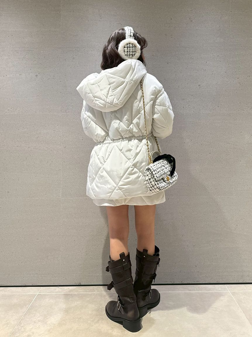 LILY BROWN「【LILY BROWN&times;MARY QUANT】デイジーチャーム付きクラシカルキルティングコート」|その他|