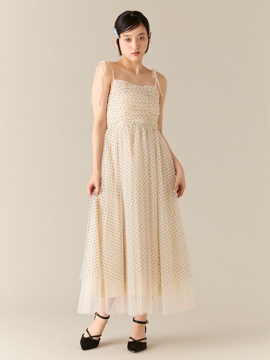 LILY BROWN「カーデセットチュールワンピース」|ワンピース|