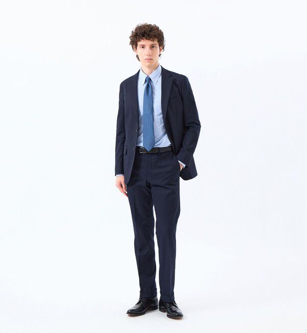 MACKINTOSH PHILOSOPHY「トロッター ジャケット #000（ナンバーゼロ）バーズアイストレッチ リサイクル」|テーラードジャケット|