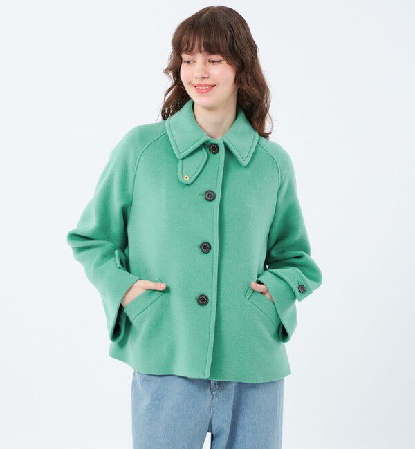 MACKINTOSH PHILOSOPHY「【WELBURY SHORT（ウェルベリーショート）】ウールメルトン」|その他|ターコイズブルー