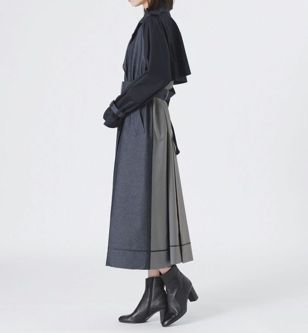  「ブロッキングトレンチコート」|トレンチコート|