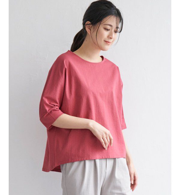 ikka「梨地ジョーゼットプルオーバー」|Tシャツ・カットソー|