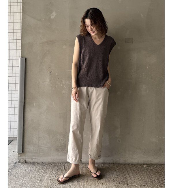 Lbc with Life「コットンシャンブレーテーパードパンツ」|その他|