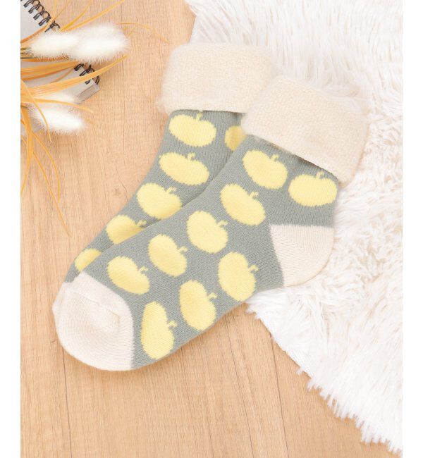 Lbc with Life「裏起毛 ソックスアップル」|その他|グレー