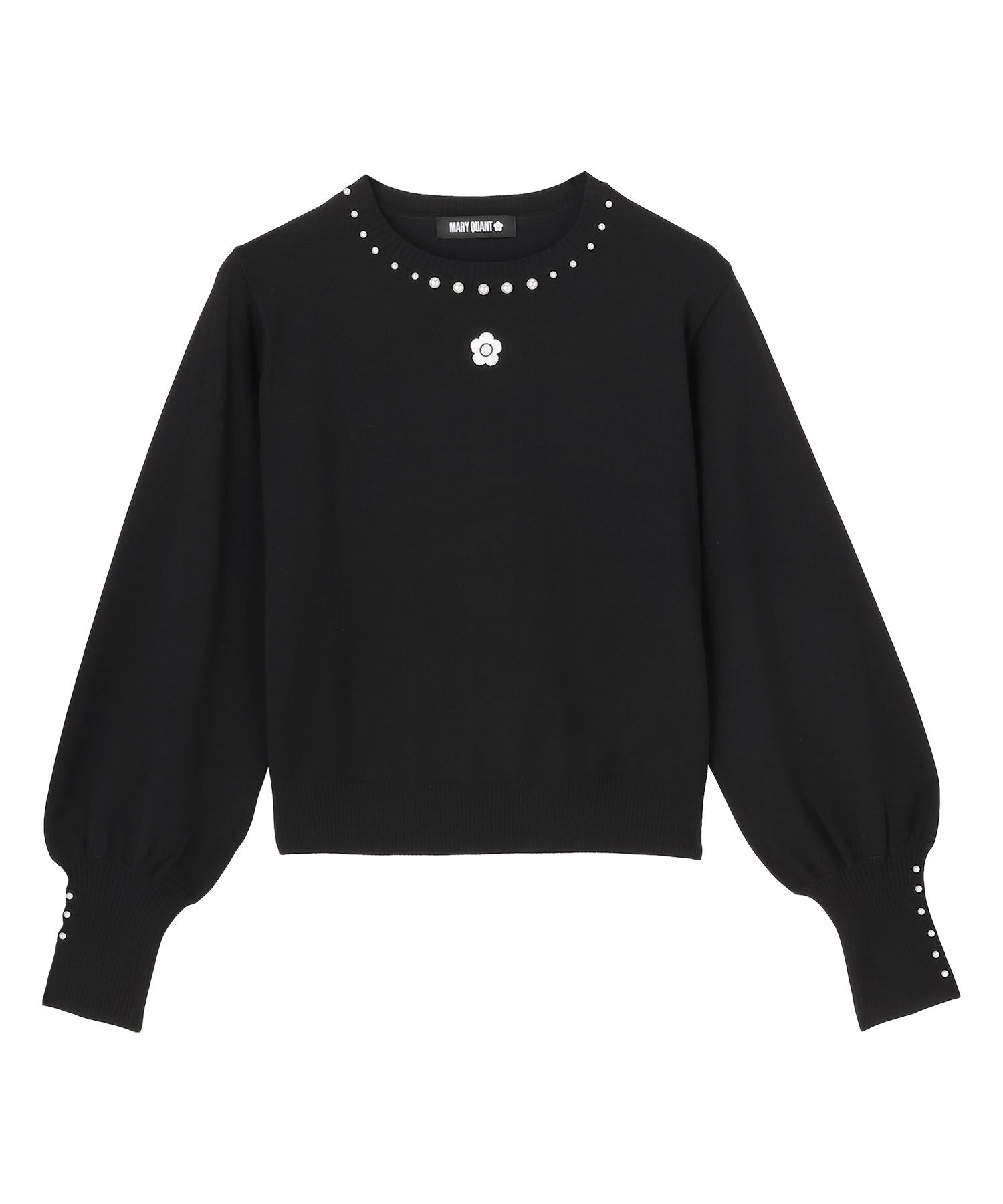 MARY QUANT「ロングリブパール ニット」|ニット・セーター|