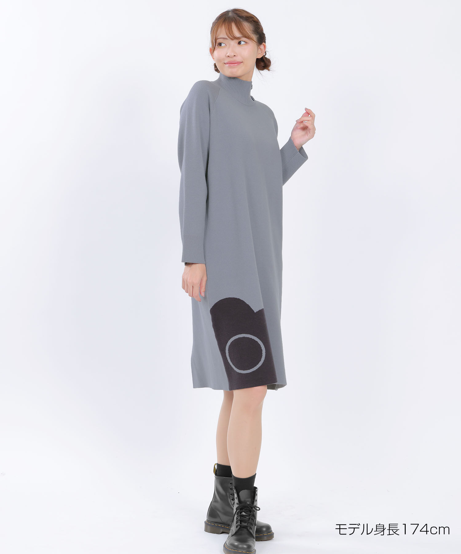 MARY QUANT「デイジーJQニット ワンピース」|ワンピース|ブルー