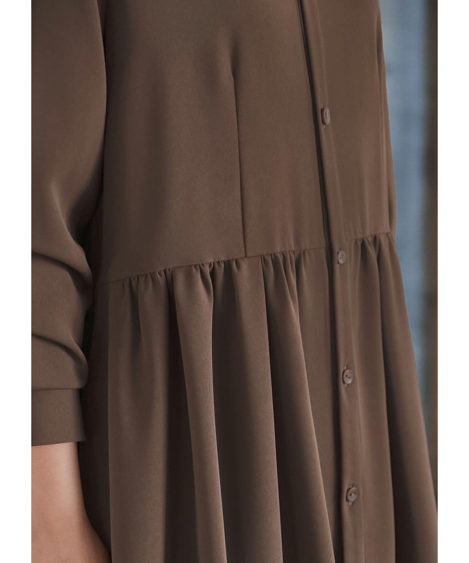 STYLE DELI「さらさらツイルロングシャツワンピース」|ワンピース|