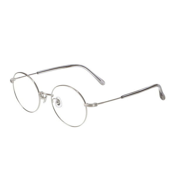  「ラウンド型 メガネ｜さりげない光沢と華奢なメタルフレーム レンズ交換券付き Zoff CLASSIC」|メガネ|シルバー