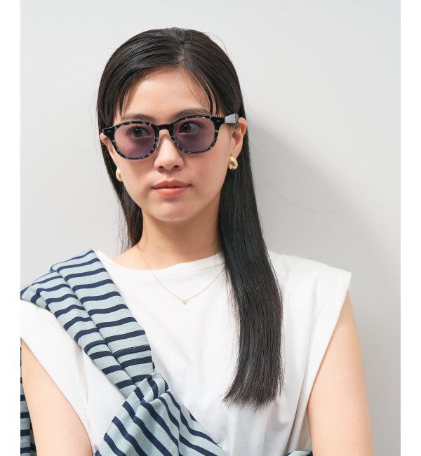  「ウェリントン型 調光サングラス レンズの色が変わるサングラス Zoff | YURIE OUTDOOR EDITION」|サングラス|