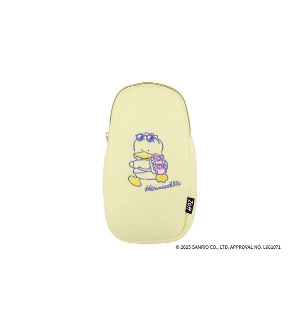  「Zoff｜はぴだんぶい メガネ・サングラスケース｜化粧ポーチ｜可愛い｜ギフト グッズ  」|サングラス|イエロー