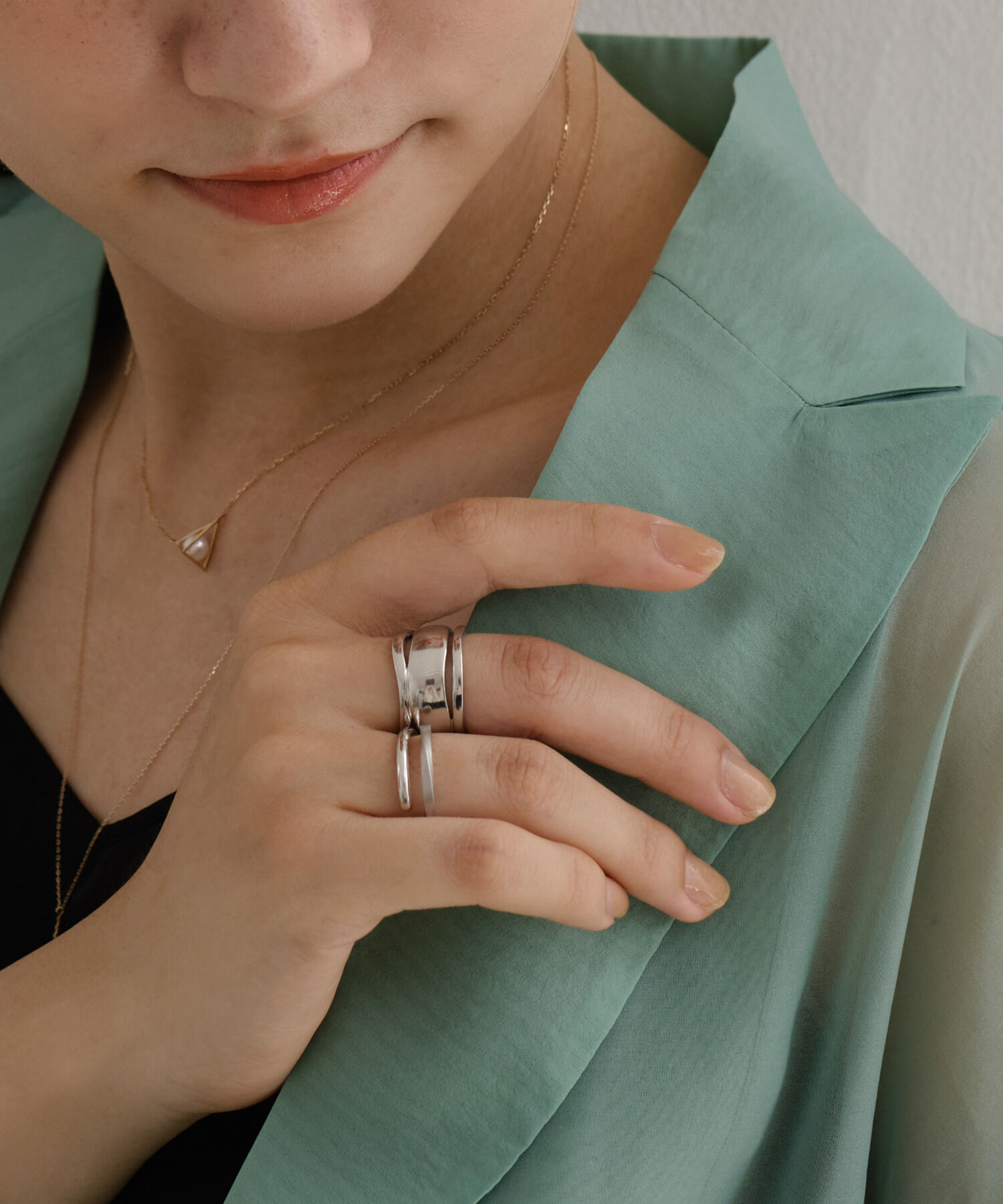 JUPITER「【SV925】ボリュームワイドシルバーリング」|リング|