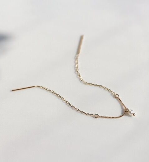  「パール ピアス | K10YG 【片耳用】〈Web限定〉」|ピアス|K10 イエローゴールド