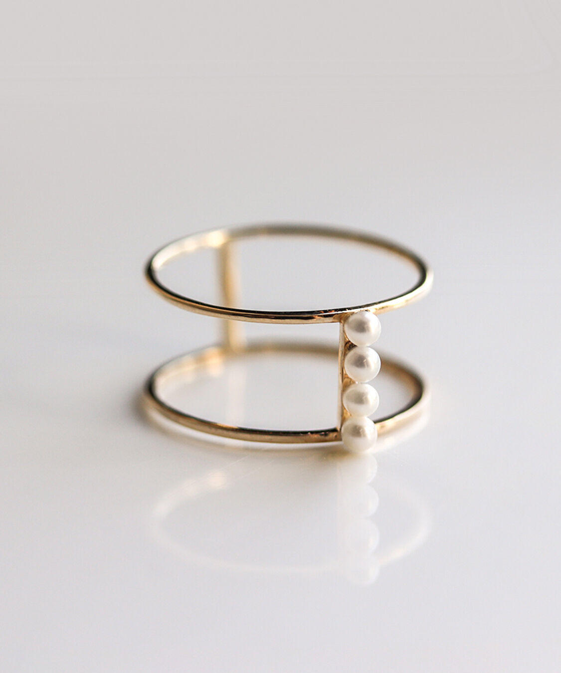 「パール リング | K10YG」|リング|