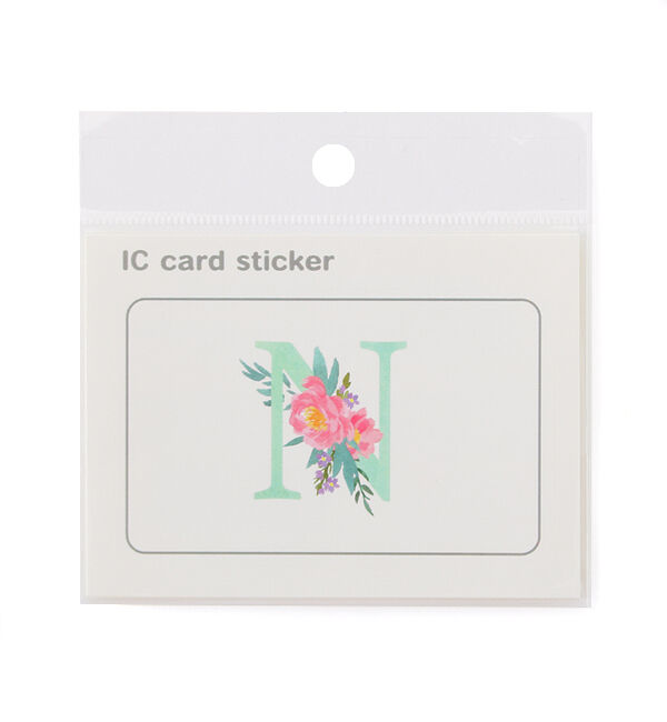  「FLOWER INITIAL ICｶｰﾄﾞｽﾃｯｶｰ」|その他|N