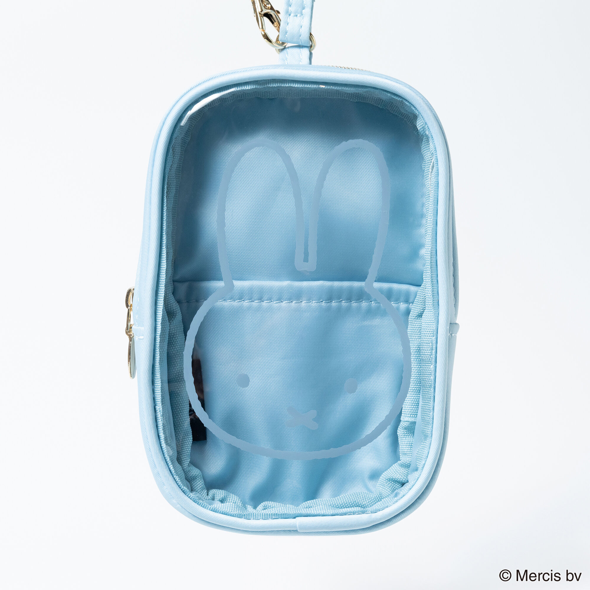  「MIFFY CLEARストラップ付きスクエアポーチ」|ポーチ|