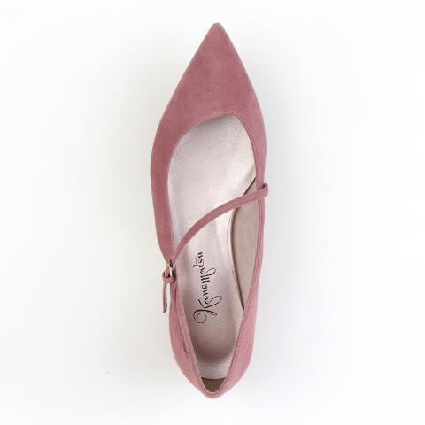 銀座かねまつ「LSFI2553SUEDPK 【本革】メリージェーンパンプス」|パンプス|