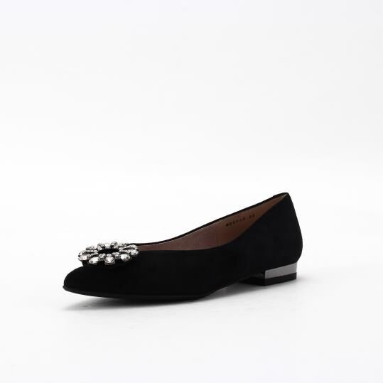 銀座かねまつ「LSGD2558SUEBLK 【本革】【Bウィズ】スレンダービジュ―パンプス」|パンプス|ブラック