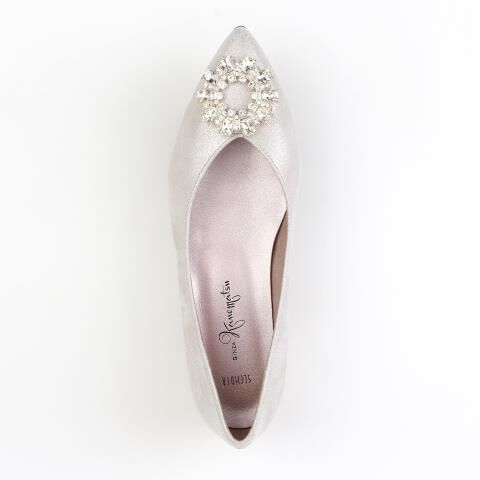 銀座かねまつ「LSGD2558METPLT 【本革】【Bウィズ】スレンダービジュ―パンプス」|パンプス|