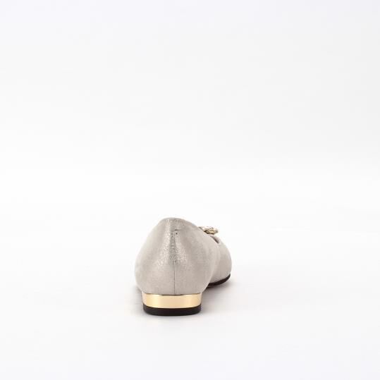 銀座かねまつ「LSGD2558METPLT 【本革】【Bウィズ】スレンダービジュ―パンプス」|パンプス|