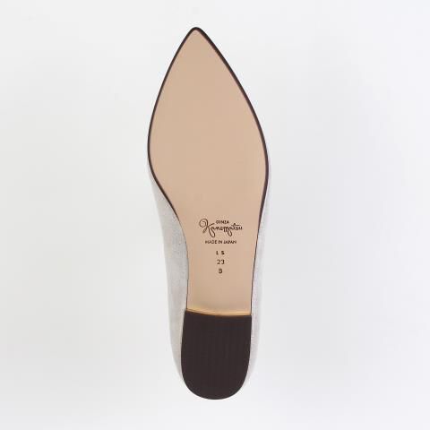 銀座かねまつ「LSGD2558METPLT 【本革】【Bウィズ】スレンダービジュ―パンプス」|パンプス|