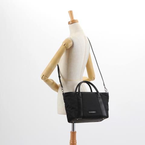 銀座かねまつ「MH25523NYLSTE　【本革】ナイロンハンドバッグ」|ショルダー・メッセンジャー|