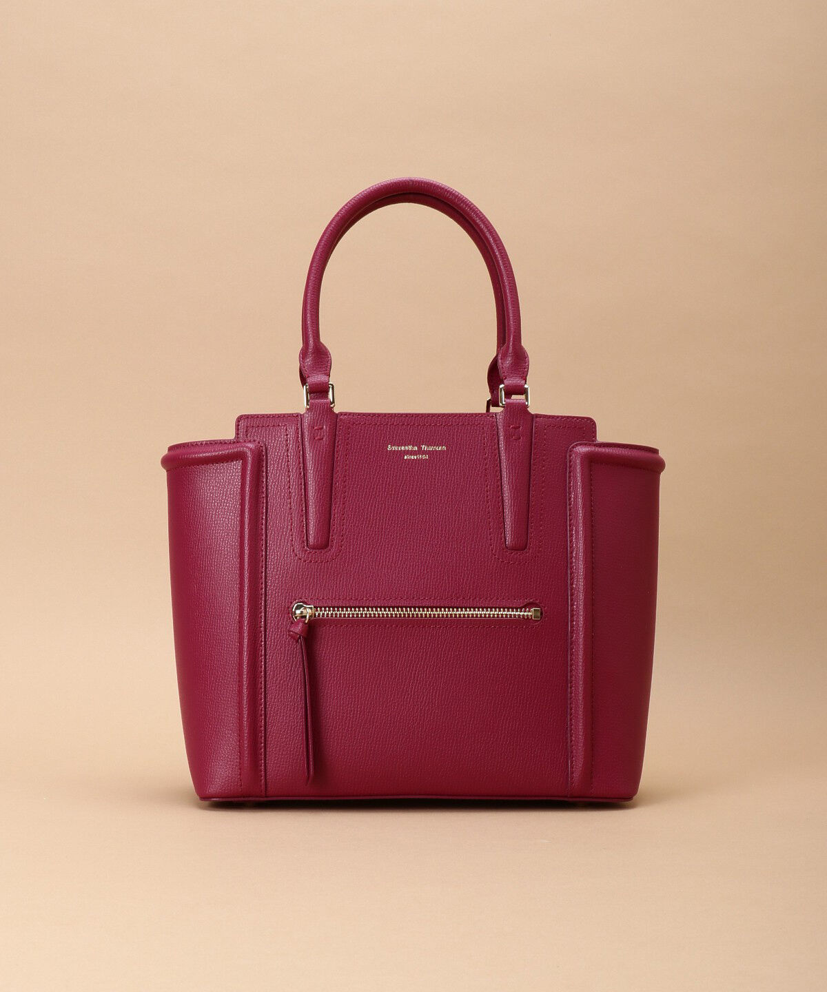 Samantha Thavasa「サマンサ カリヌー 大サイズ」|ハンドバッグ|ﾚｯﾄﾞﾊﾟｰﾌﾟﾙ