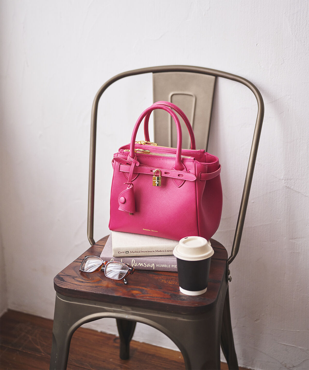 Samantha Thavasa「ベルトデザイン サマンサアゼル 中サイズ」|ハンドバッグ|