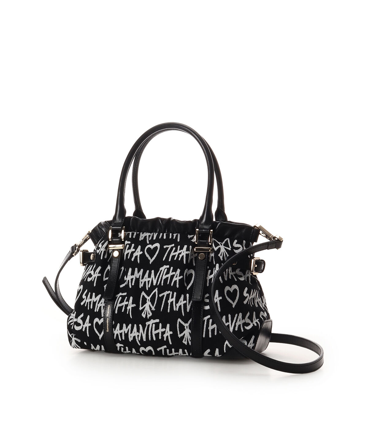 Samantha Thavasa「スクリッタ柄 サマンサ ルプリュ・ミニョン ハンドバッグ[Revival Collection]」|ハンドバッグ|