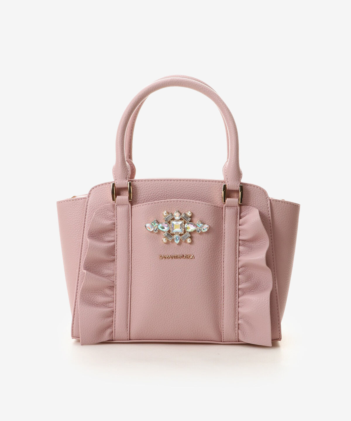 Samantha Vega「ビジューフリルハンドバック」|ハンドバッグ|