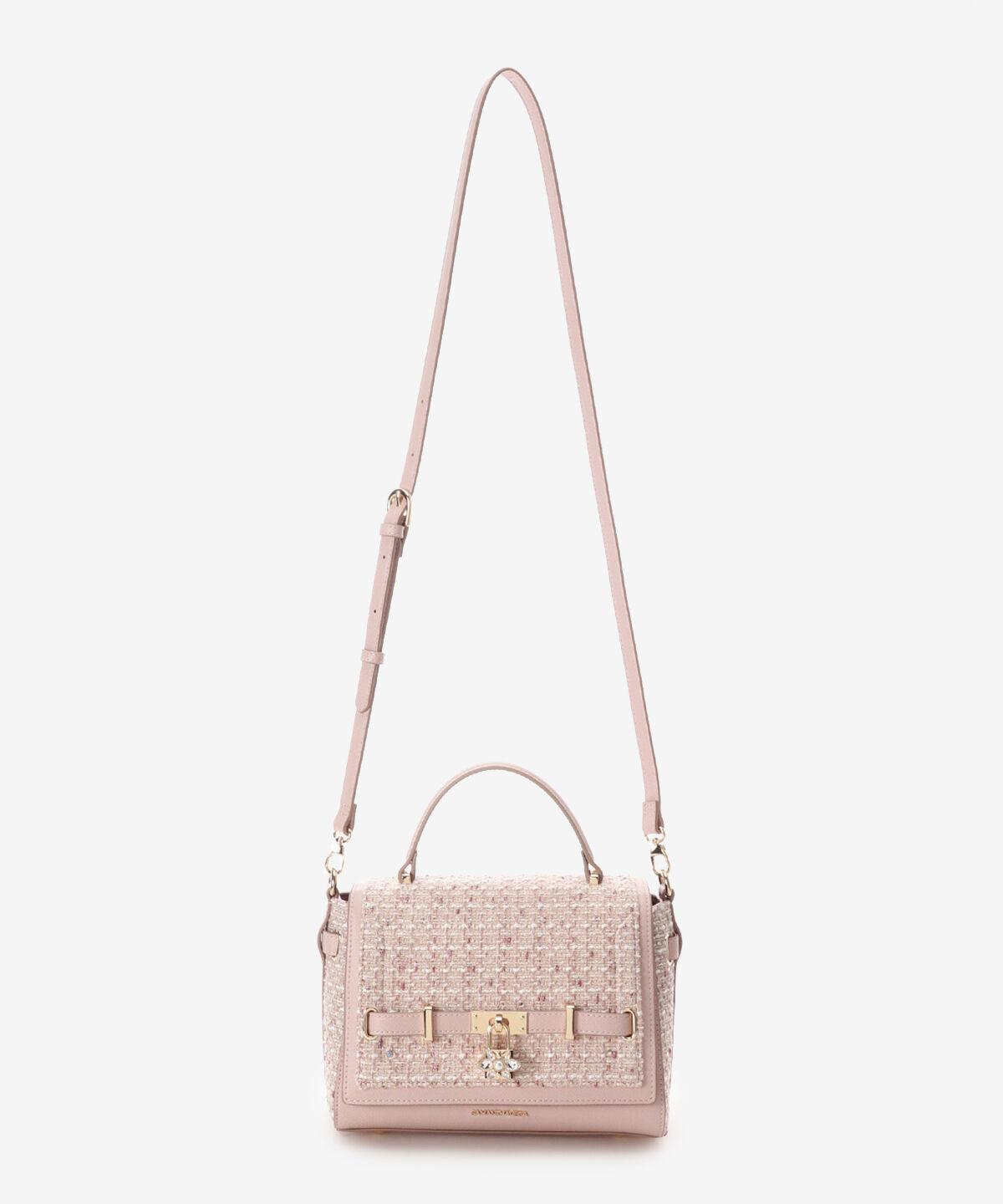 Samantha Vega「ツイードベルトビジューショルダーバッグ」|ショルダー・メッセンジャー|