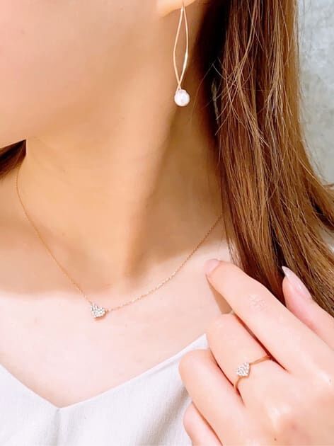 Samantha Tiara「K18 SPG パーフェクトハートインフィニティ（小）」|ネックレス|