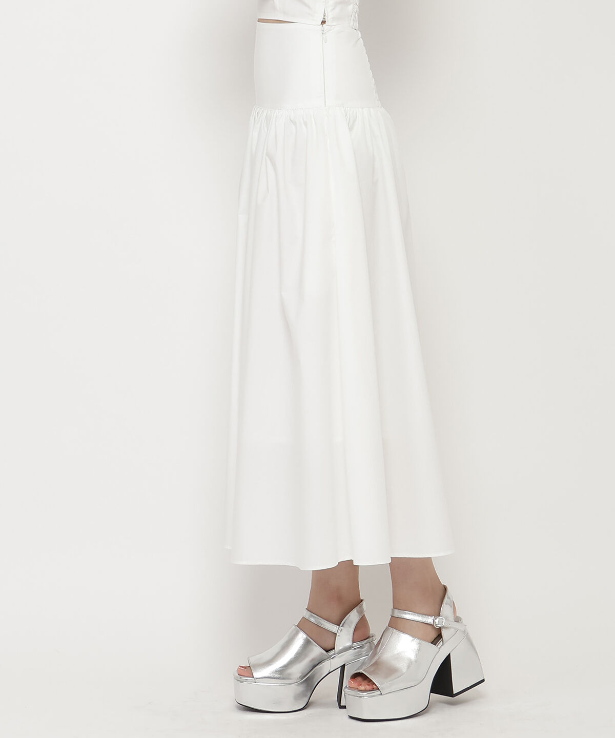 REDYAZEL「ロースイッチングフレアスカート」|フレア|