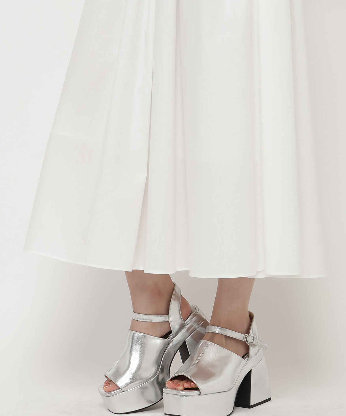 REDYAZEL「ロースイッチングフレアスカート」|フレア|