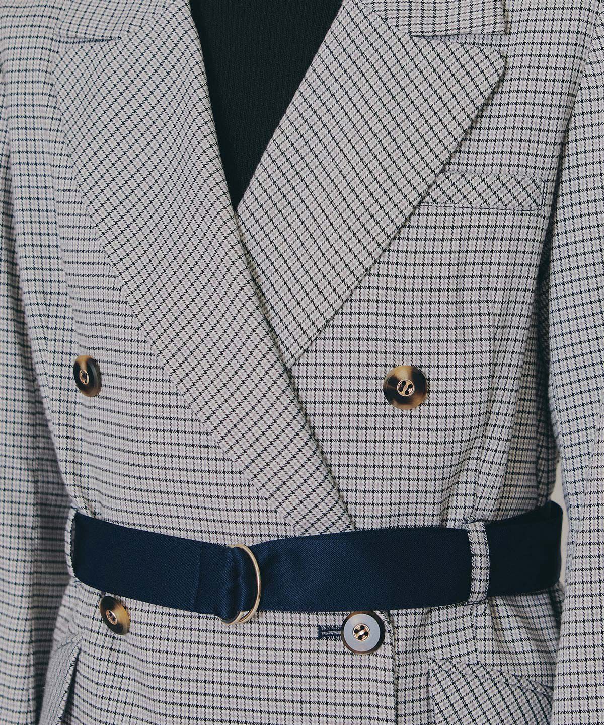 REDYAZEL「グレンチェックダブルジャケット」|テーラードジャケット|