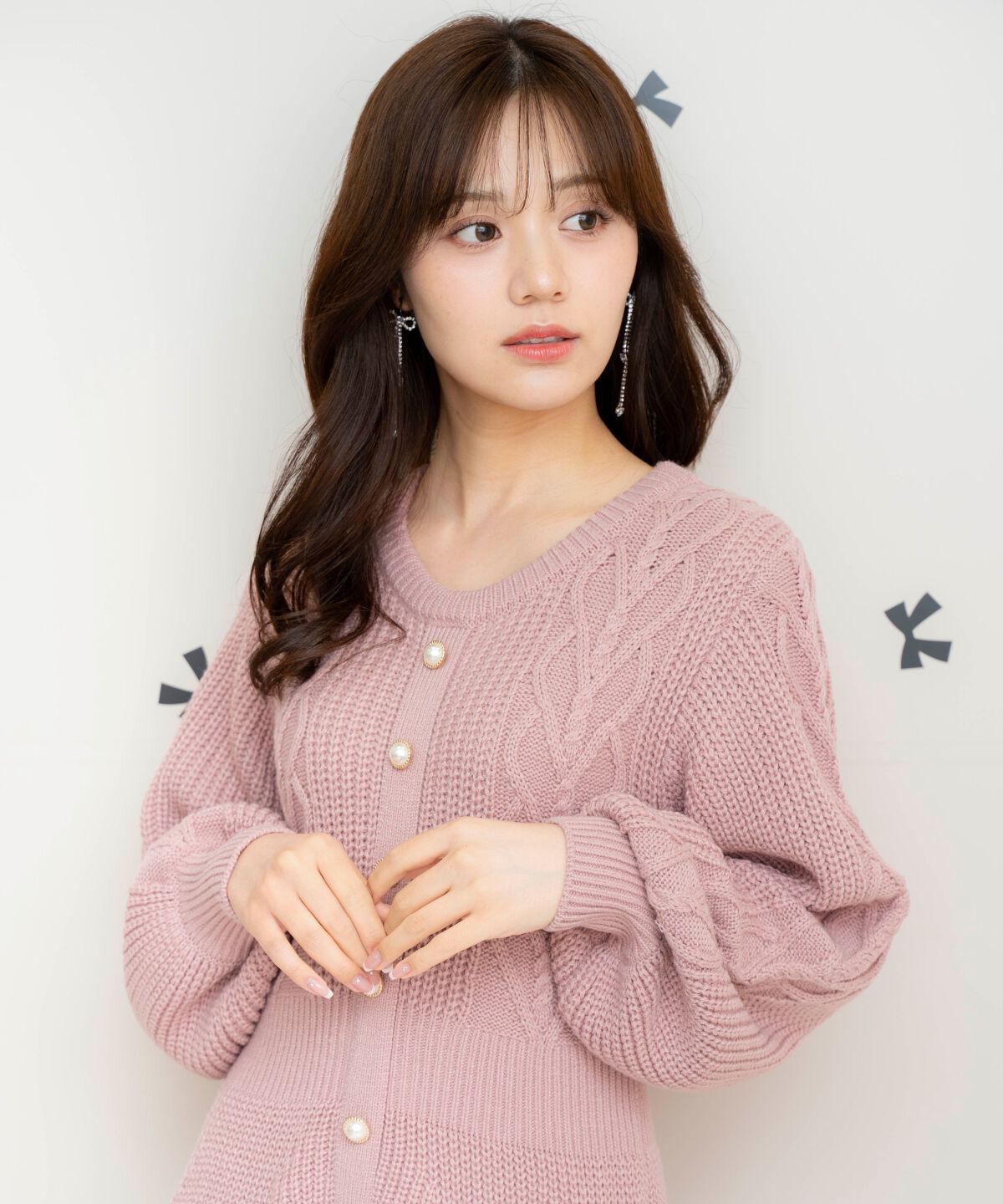 WILLSELECTION「ハートケーブルニットワンピース」|ワンピース|