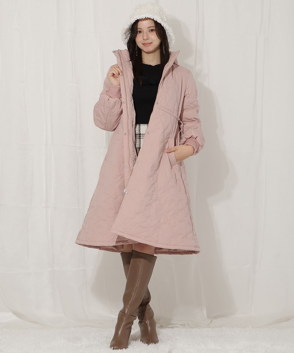 WILLSELECTION「リボン柄キルティングコート」|その他|