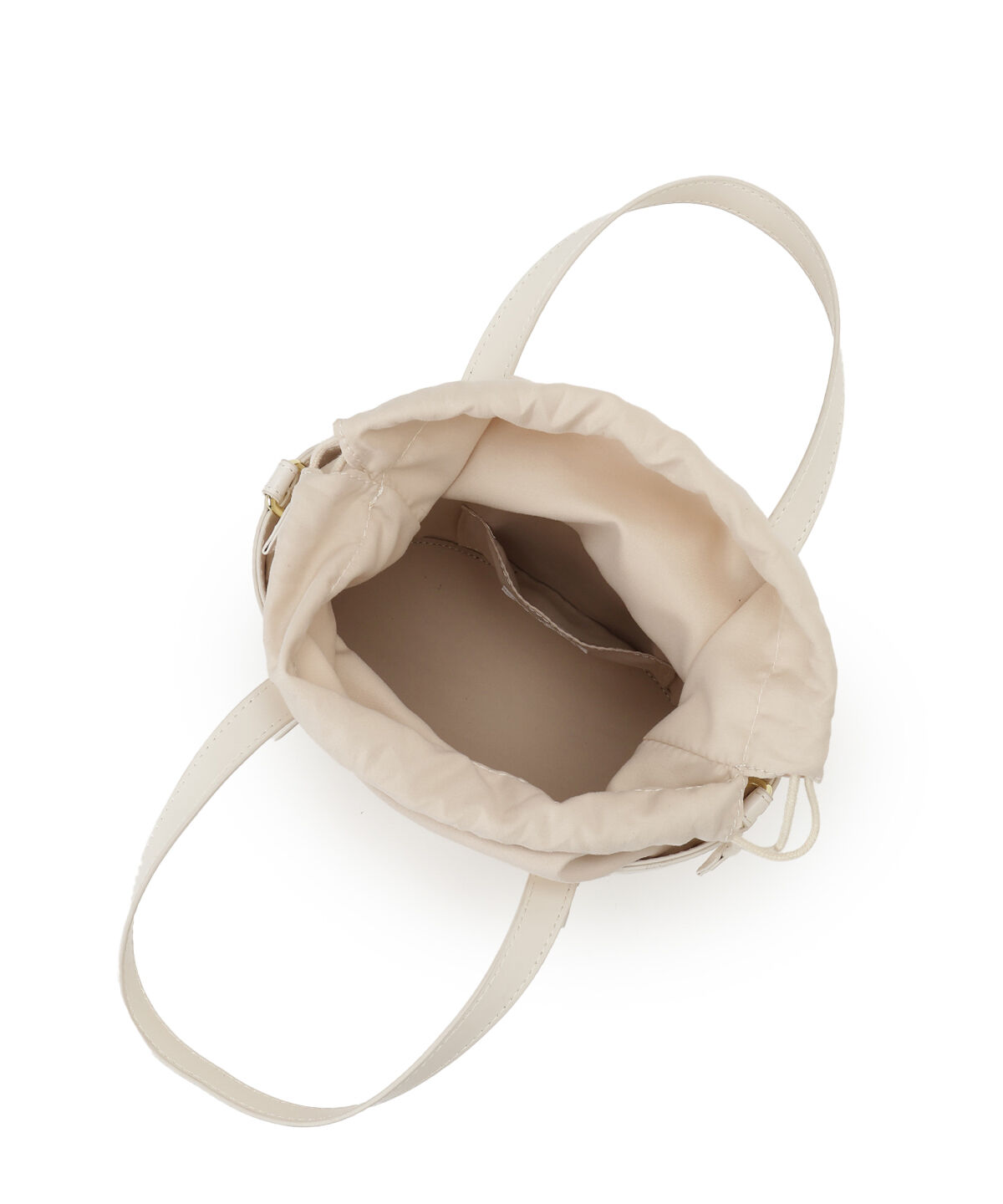 WILLSELECTION「タックリボン雑材コンビバケツバッグ」|ショルダー・メッセンジャー|