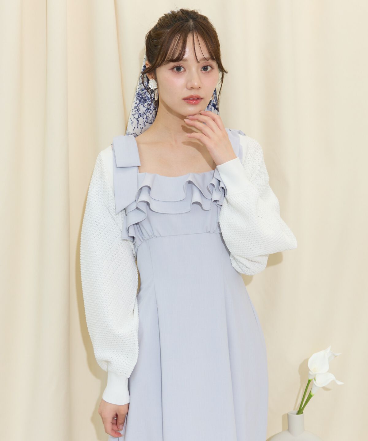 WILLSELECTION「ショート丈柄編みボレロ」|カーディガン|