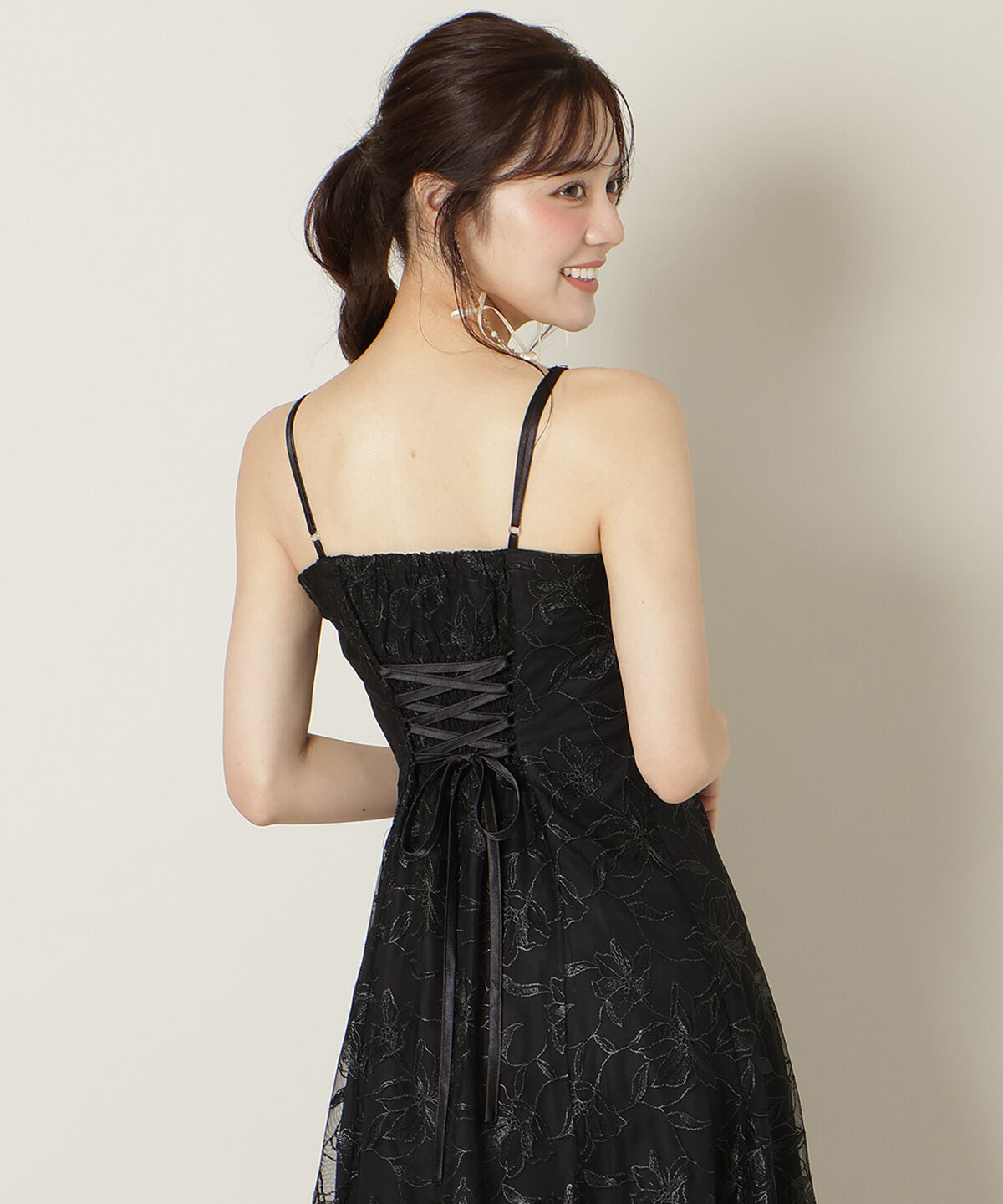 WILLSELECTION「フラワーレースキャミワンピース」|ドレス|