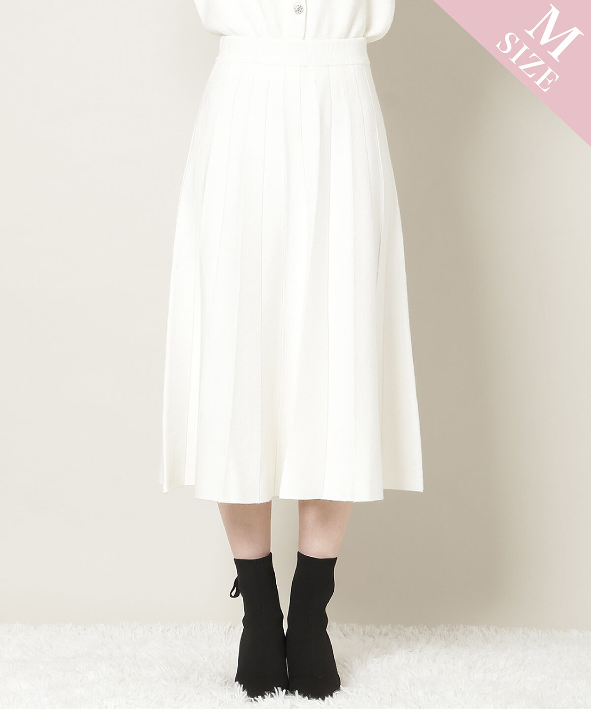 WILLSELECTION「ファーティペット付きニットSETUP」|ワンピース|