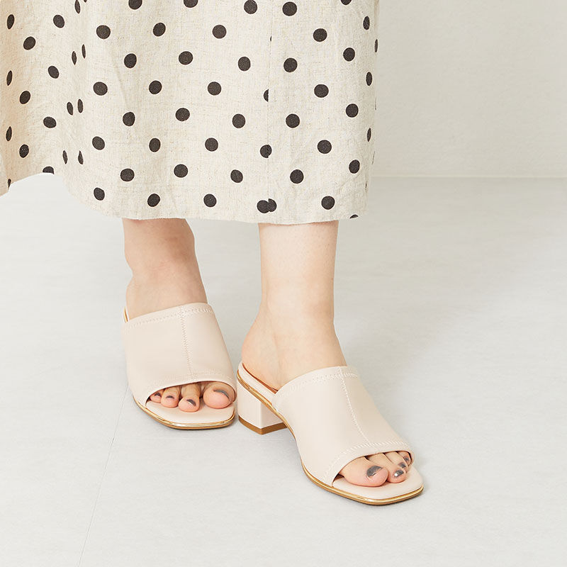 ORiental TRaffic「【アウトレット価格】ソフトレザーミュールサンダル/31203」|サンダル|