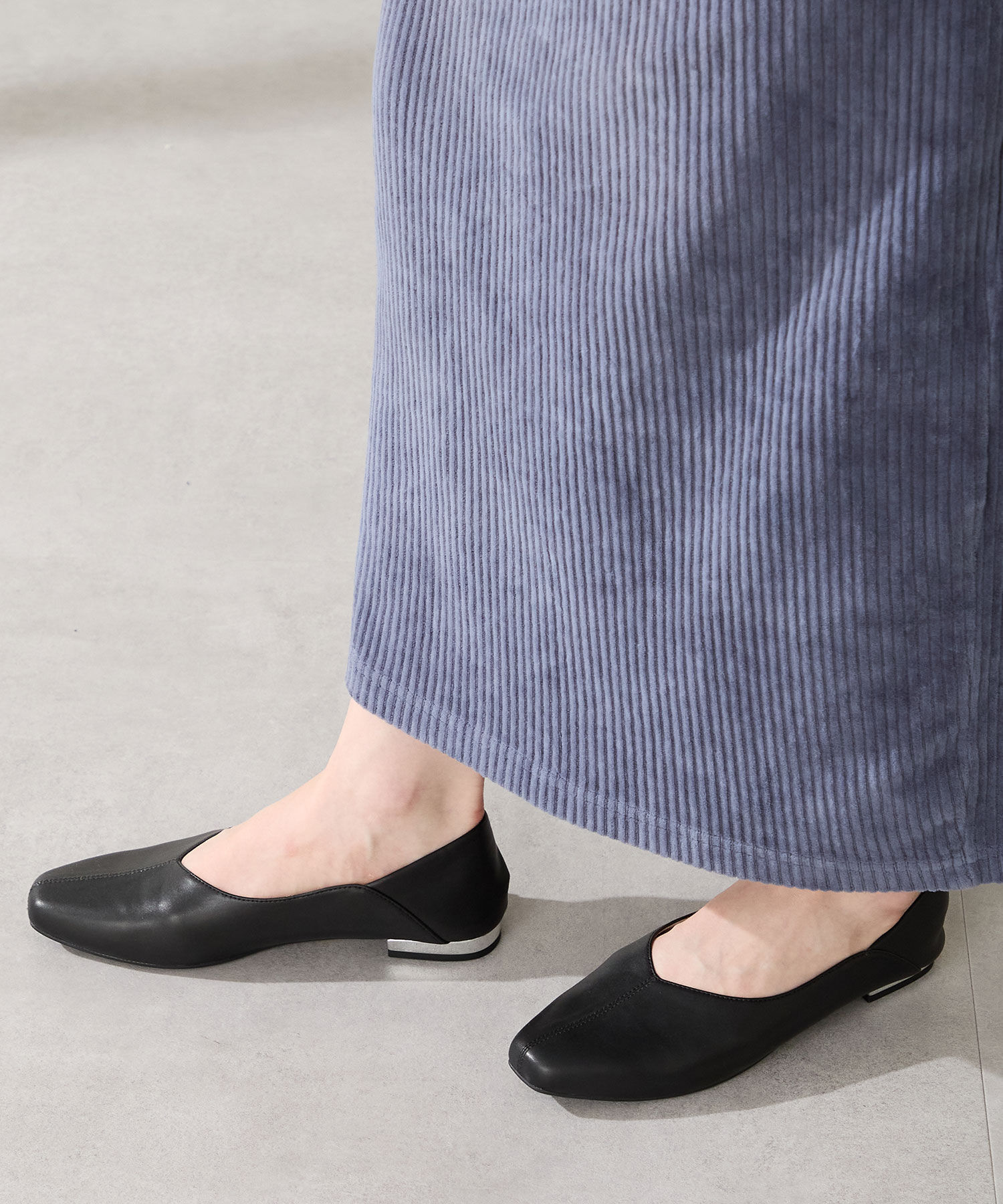 WA Oriental TRaffic「●2025秋冬新作●センターシーム バブーシュ /52302 フラット パンプス 楽ちん 通勤靴 オフィス」|パンプス|