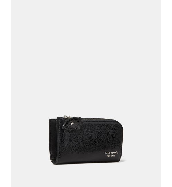 kate spade new york「デヴィン グレイズド レザー スモール スリム バイフォールド ウォレット ウィズ ノベル ジップ プル」|財布|