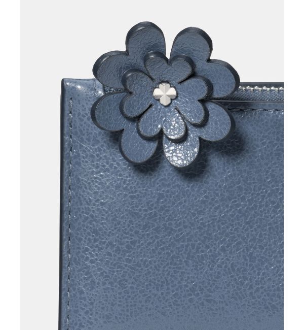 kate spade new york「デヴィン グレイズド レザー スモール スリム バイフォールド ウォレット ウィズ ノベル ジップ プル」|財布|