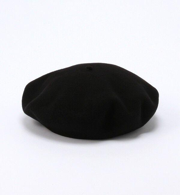 LAULHERE「【ロレール】カンパン 11型/ブラック ウール/ベレー メンズ レディース/CAMPAN」|ハンチング・ベレー帽|