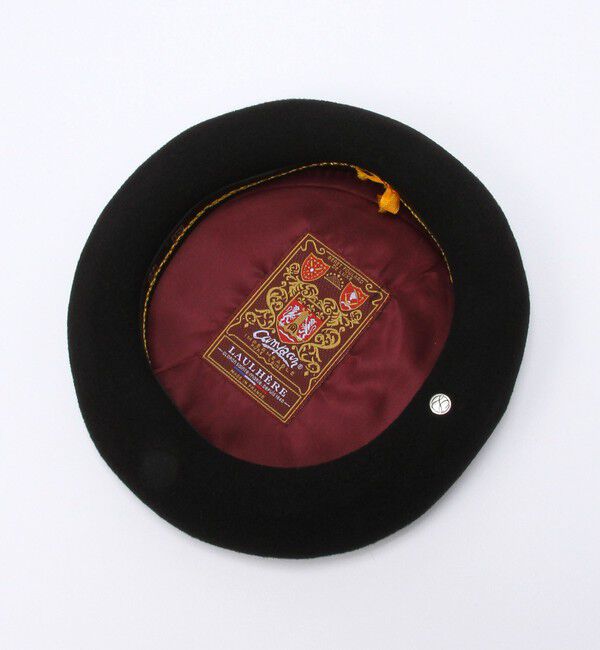 LAULHERE「【ロレール】カンパン 11型/ブラック ウール/ベレー メンズ レディース/CAMPAN」|ハンチング・ベレー帽|