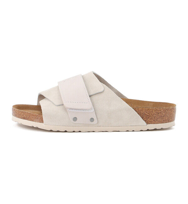 BIRKENSTOCK「【ビルケンシュトック】キョウト/アンティークホワイト スエード ヌバックレザー/サンダル メンズ」|サンダル|