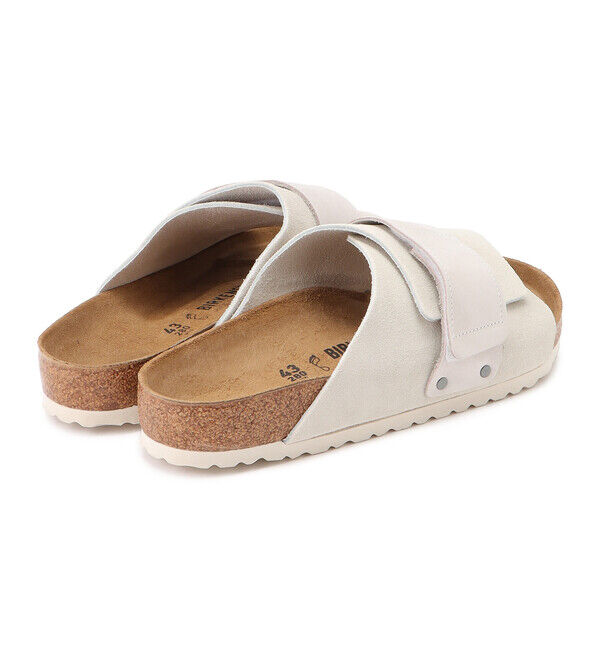 BIRKENSTOCK「【ビルケンシュトック】キョウト/アンティークホワイト スエード ヌバックレザー/サンダル メンズ」|サンダル|